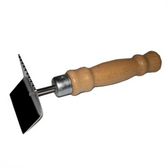 Škrabka na čistenie materských mriežok - nerez